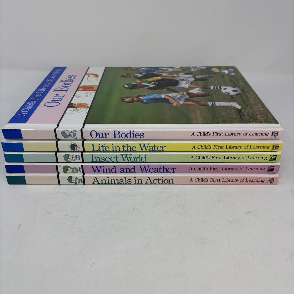 Time Life A Child’s First Library Of Learning Hardcover Book Lot Of 5 MOMCORE
